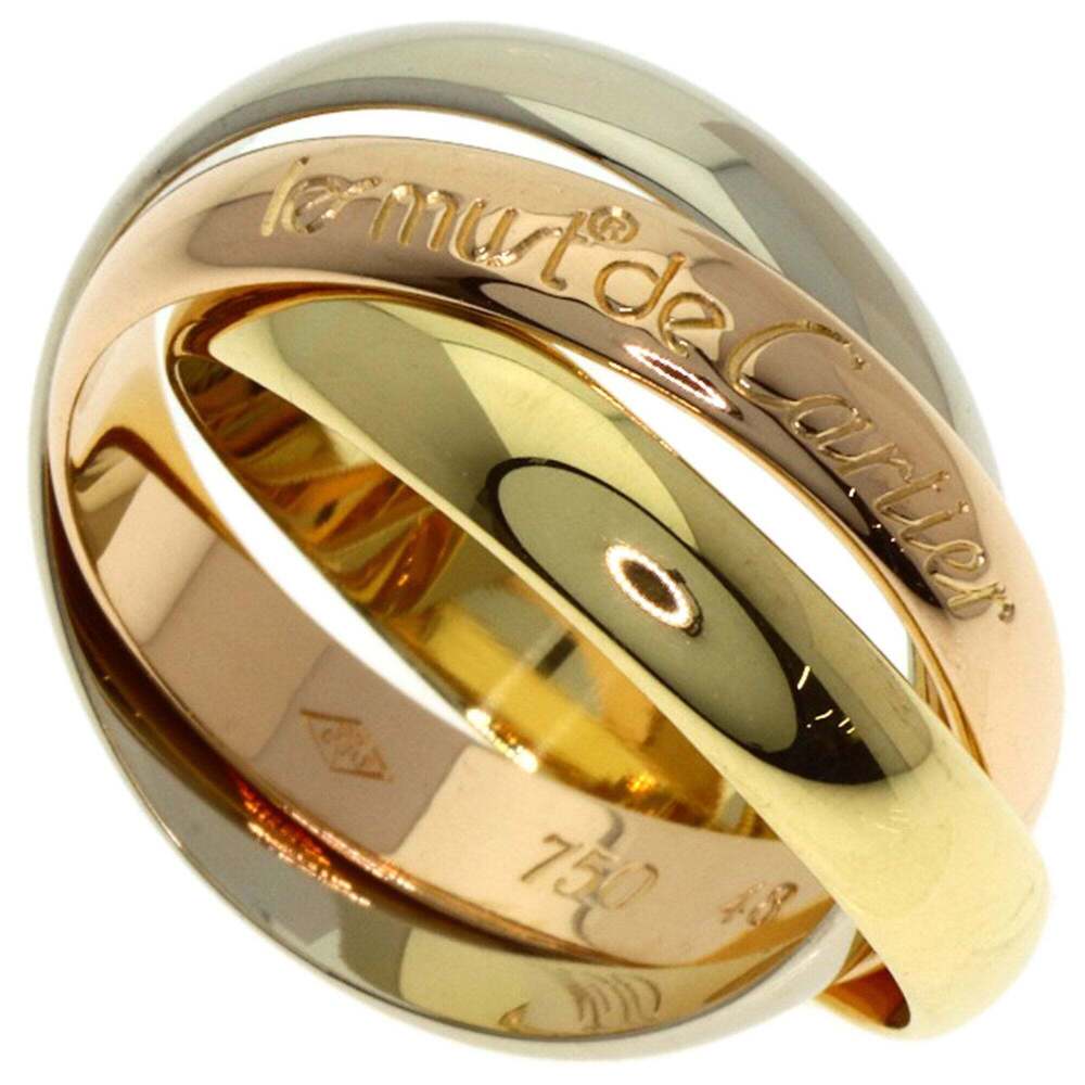 CARTIER 18k Gold Trinity Ring #48